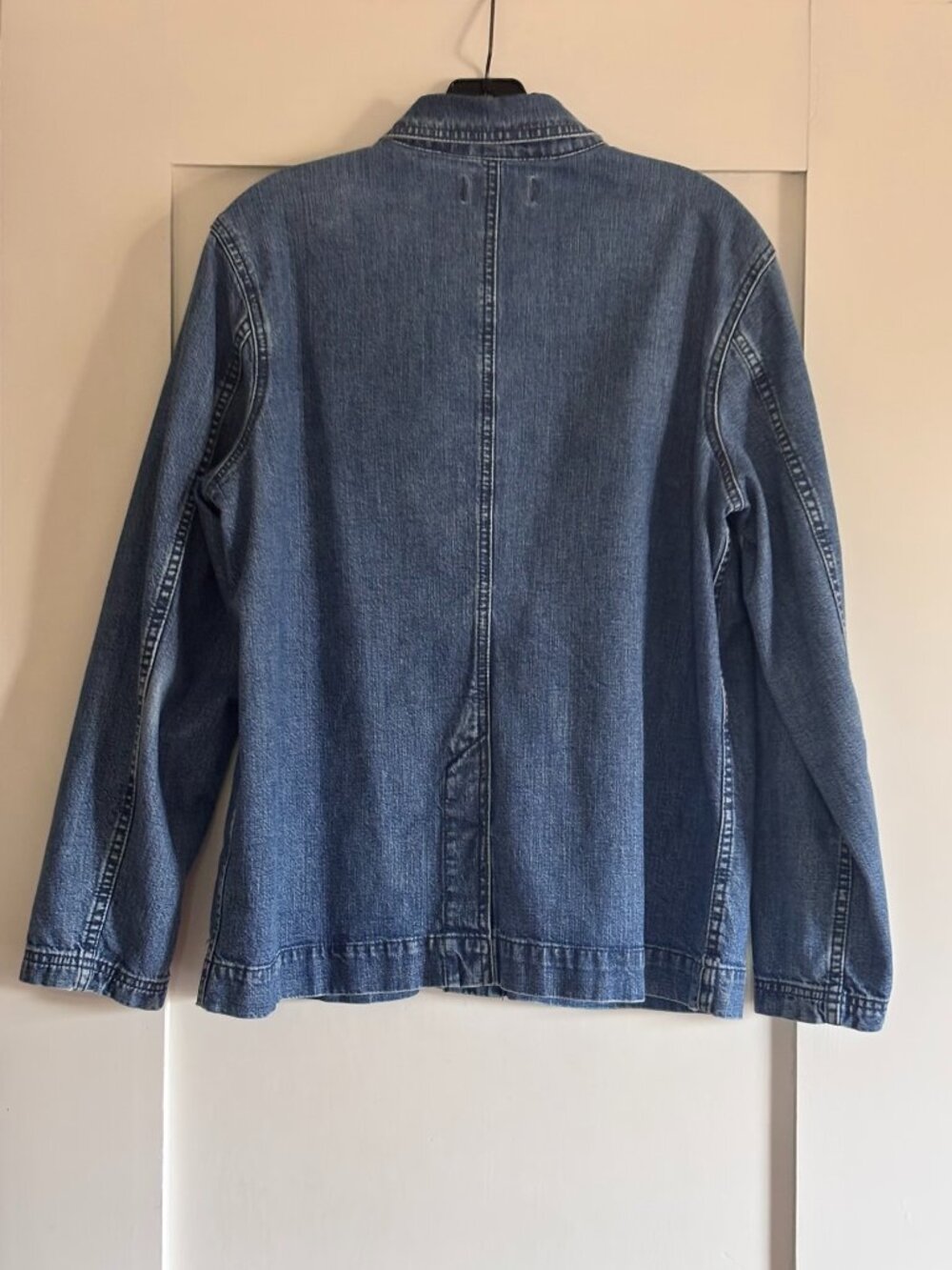 Madewell Denim Patch Pocket Chore Coat MEDIUM women jeans - Picture 4 of 14